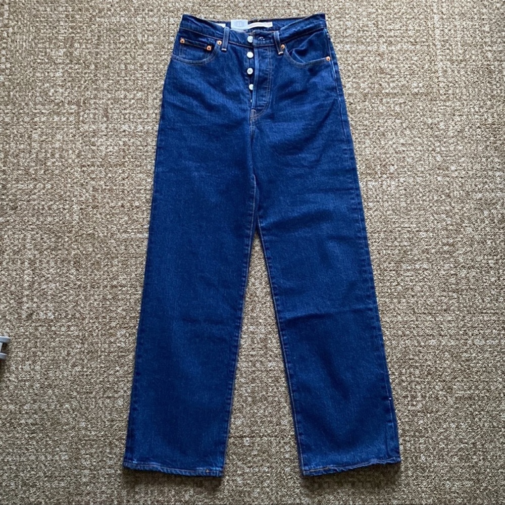Levi's® Premium RIBCAGE STRAIGHT ANKLE WOMEN'S JEANS 27 x 29 inseam - Picture 5 of 9